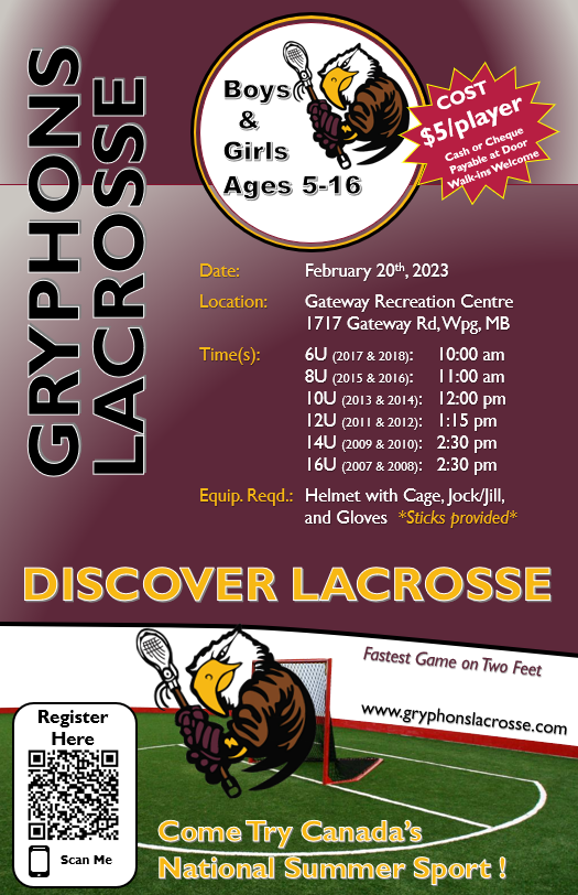 Discover Lacrosse Poster
